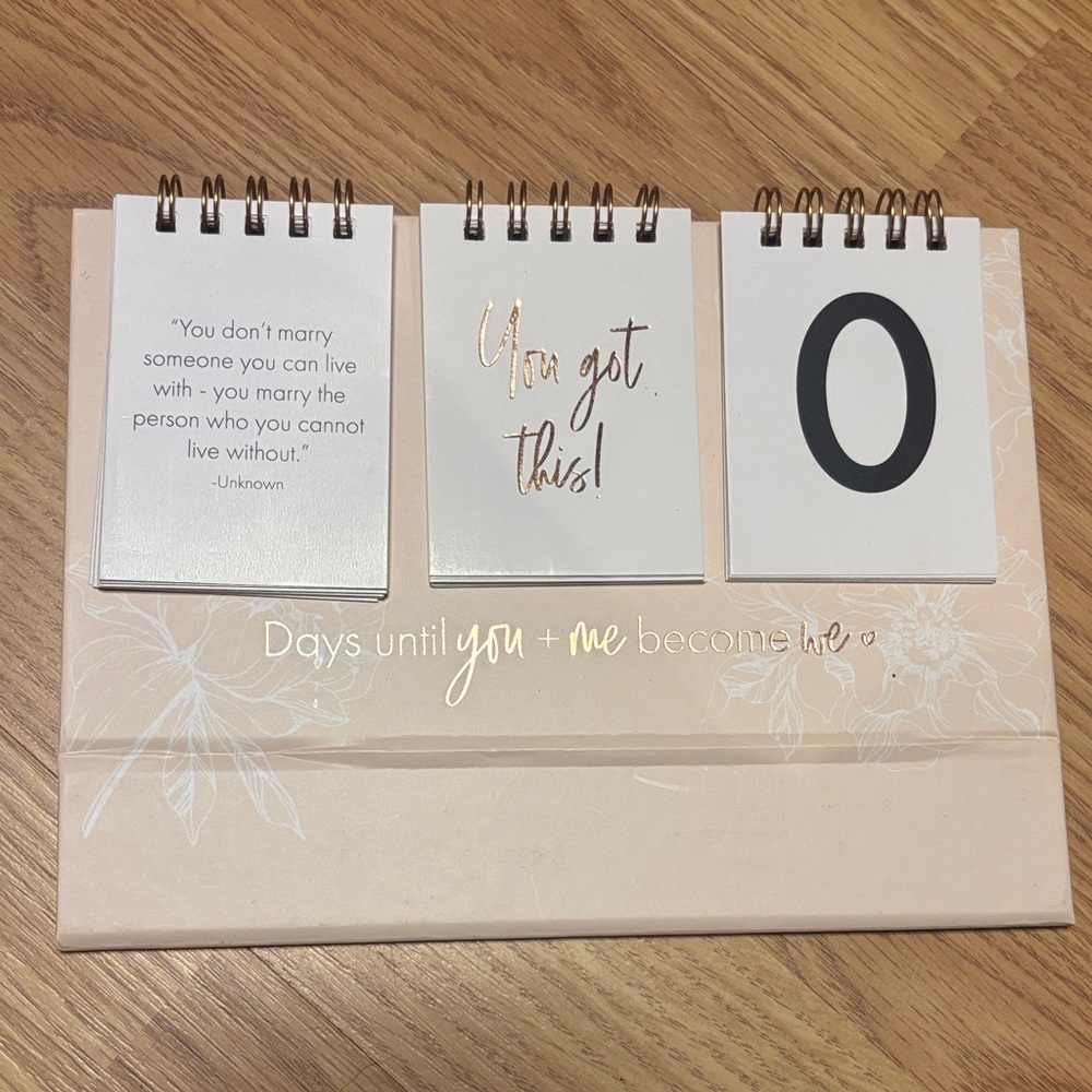 Wedding Countdown Calendar